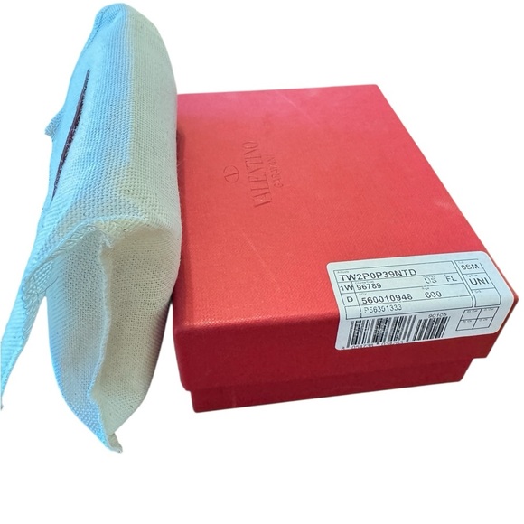 Valentino Garavani Black Wallet with Gold Studs - Picture 3 of 7